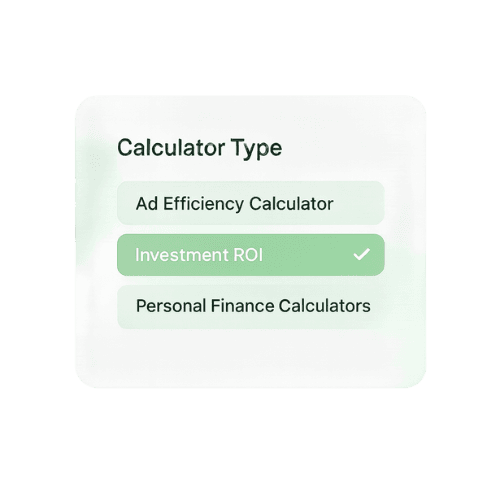 Describe Your Calculator Goal