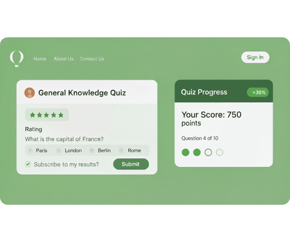 GenZform Quiz Builder
