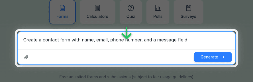Enter your form description
