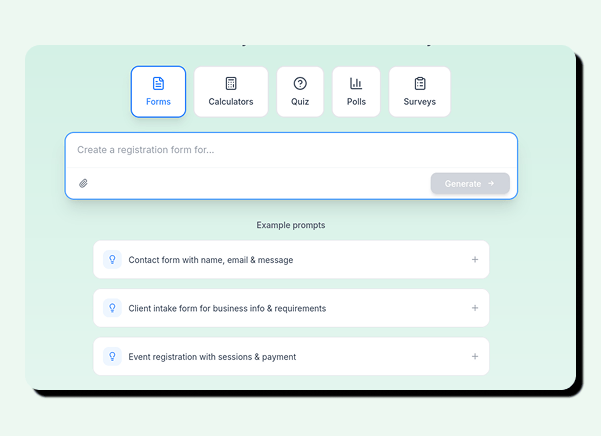 Describe What You Need